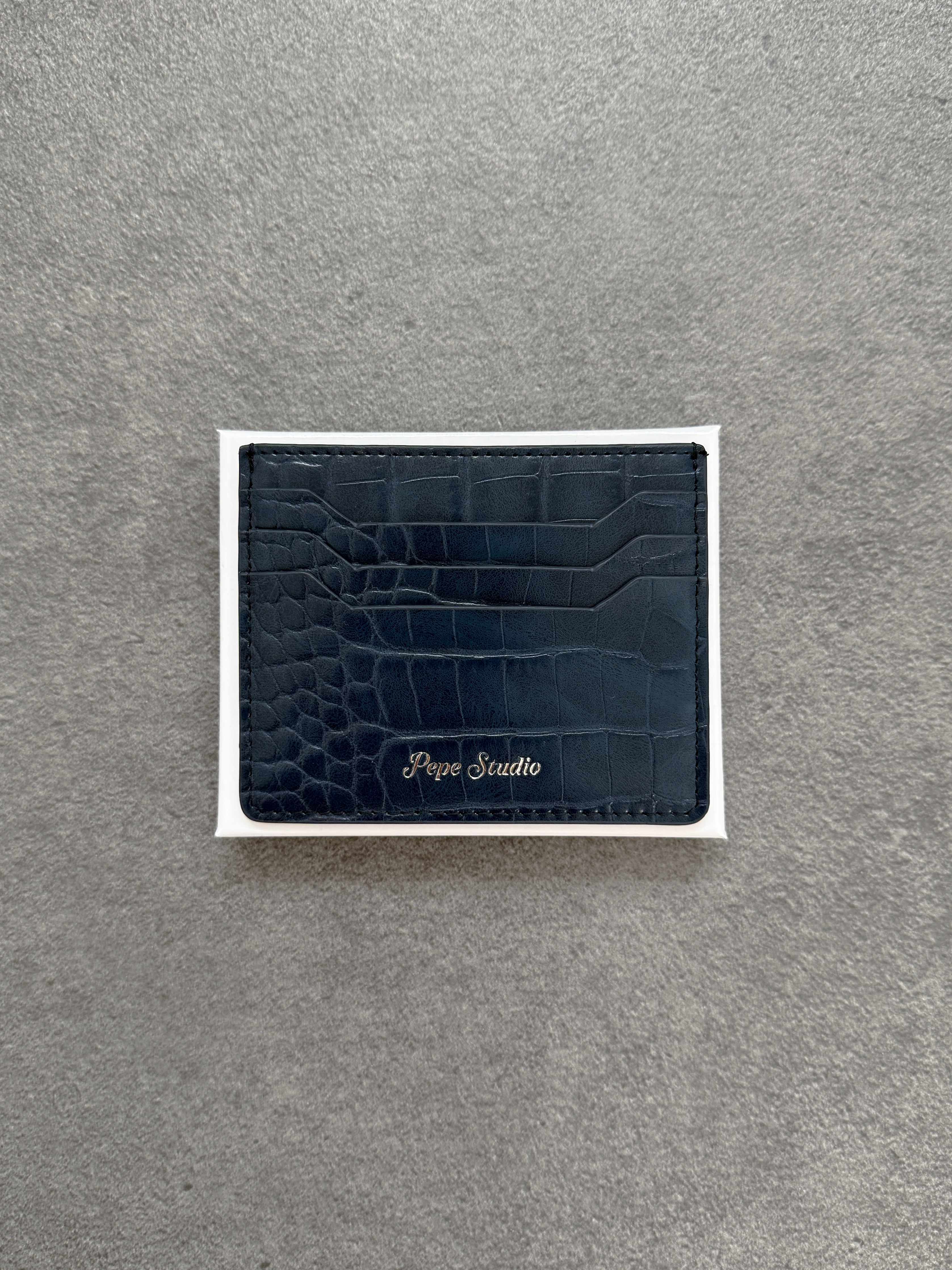 Ashford Navy Card Holder