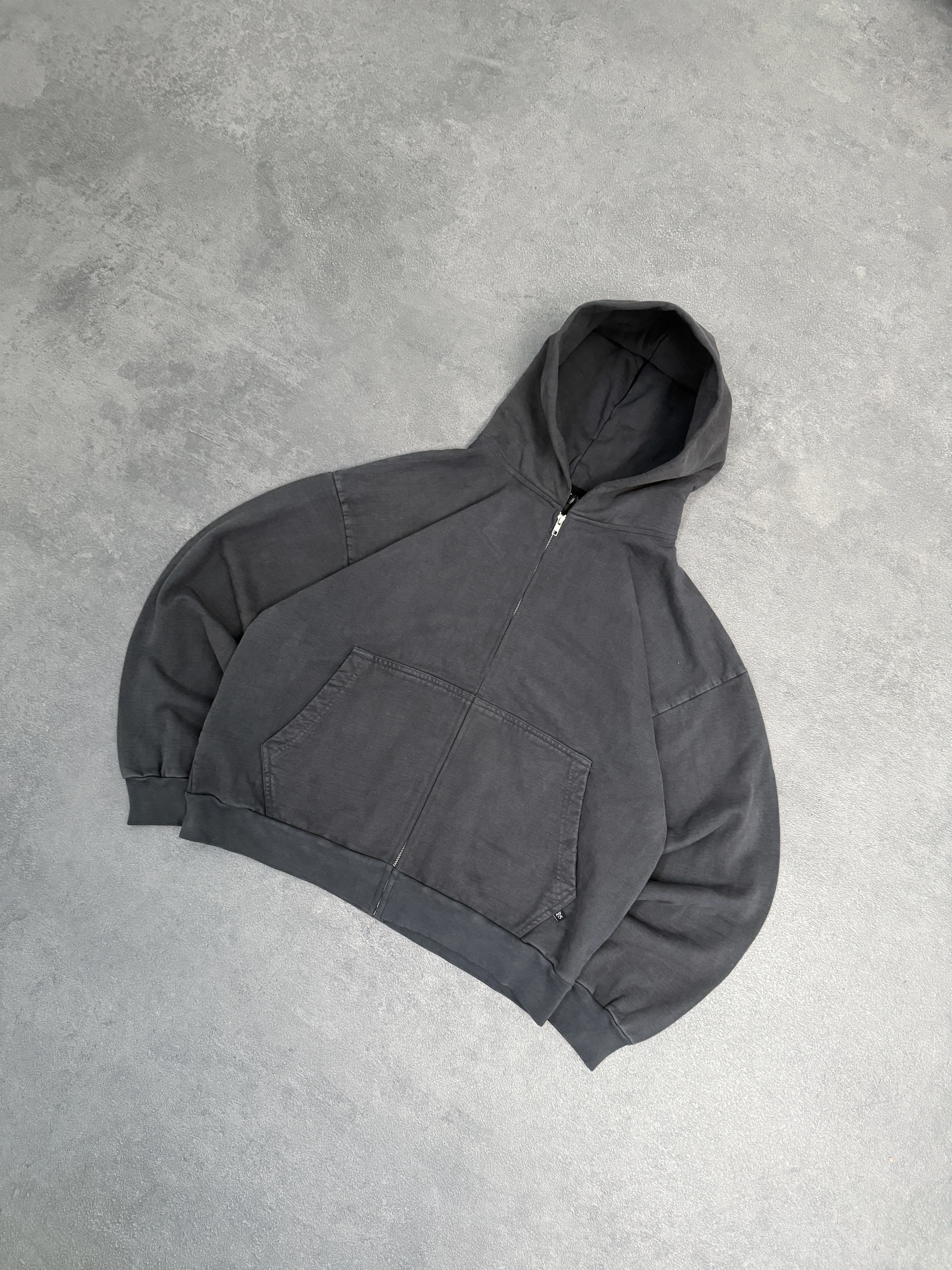 SLATE FADED ZIP-HOODIE - Image 3