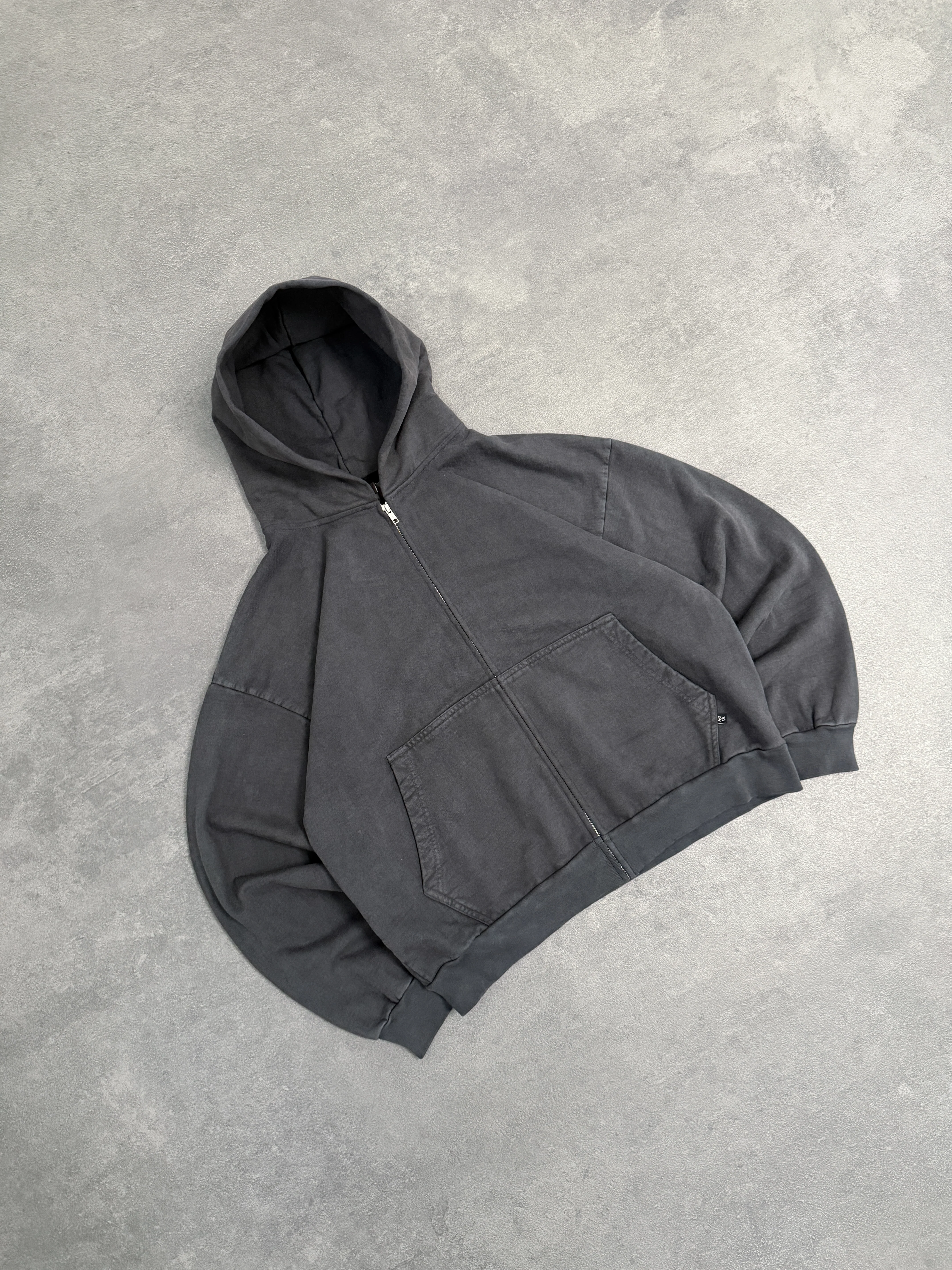 SLATE FADED ZIP-HOODIE - Image 5