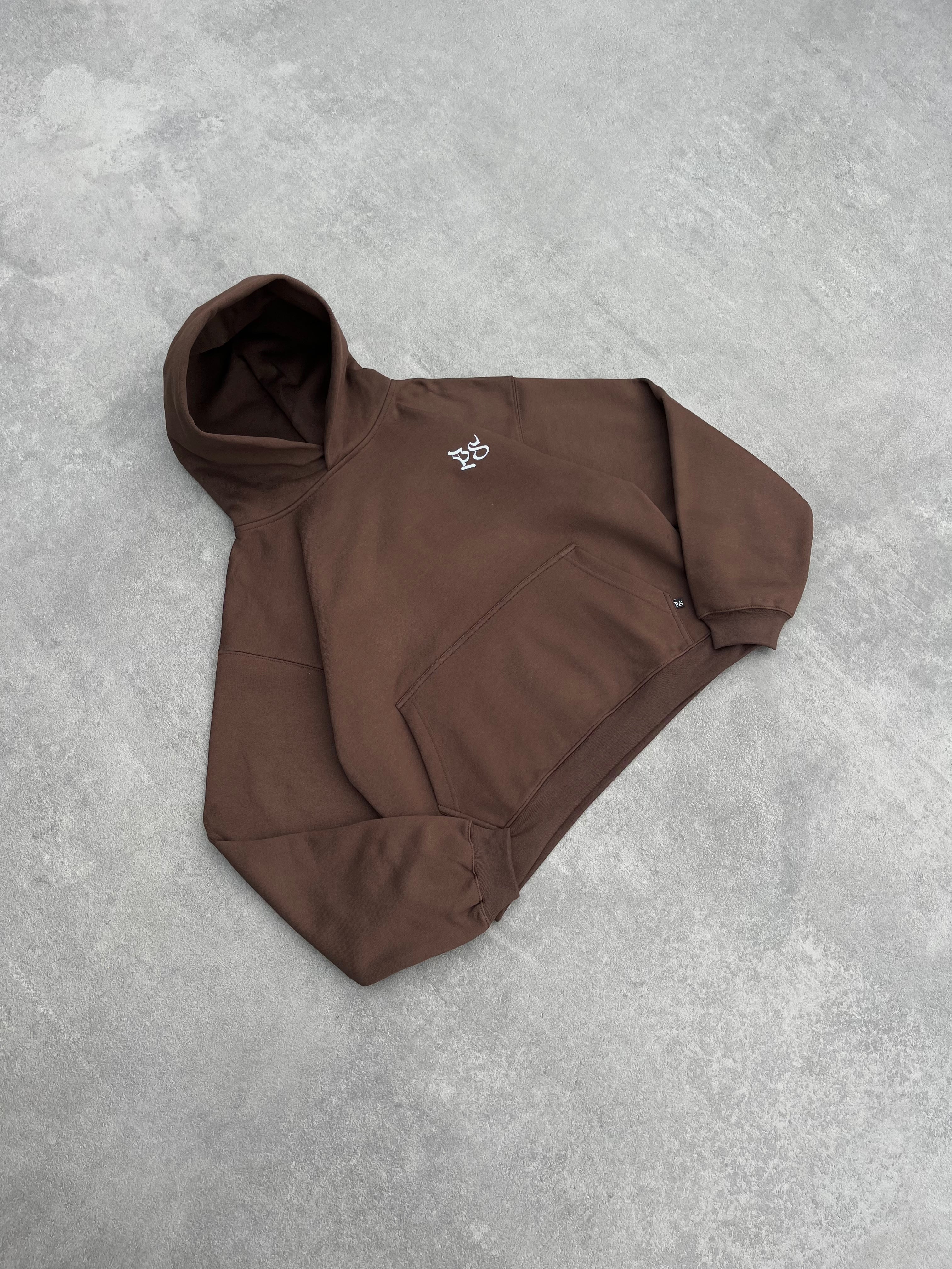 BROWN BOXY HOODIE - Image 2
