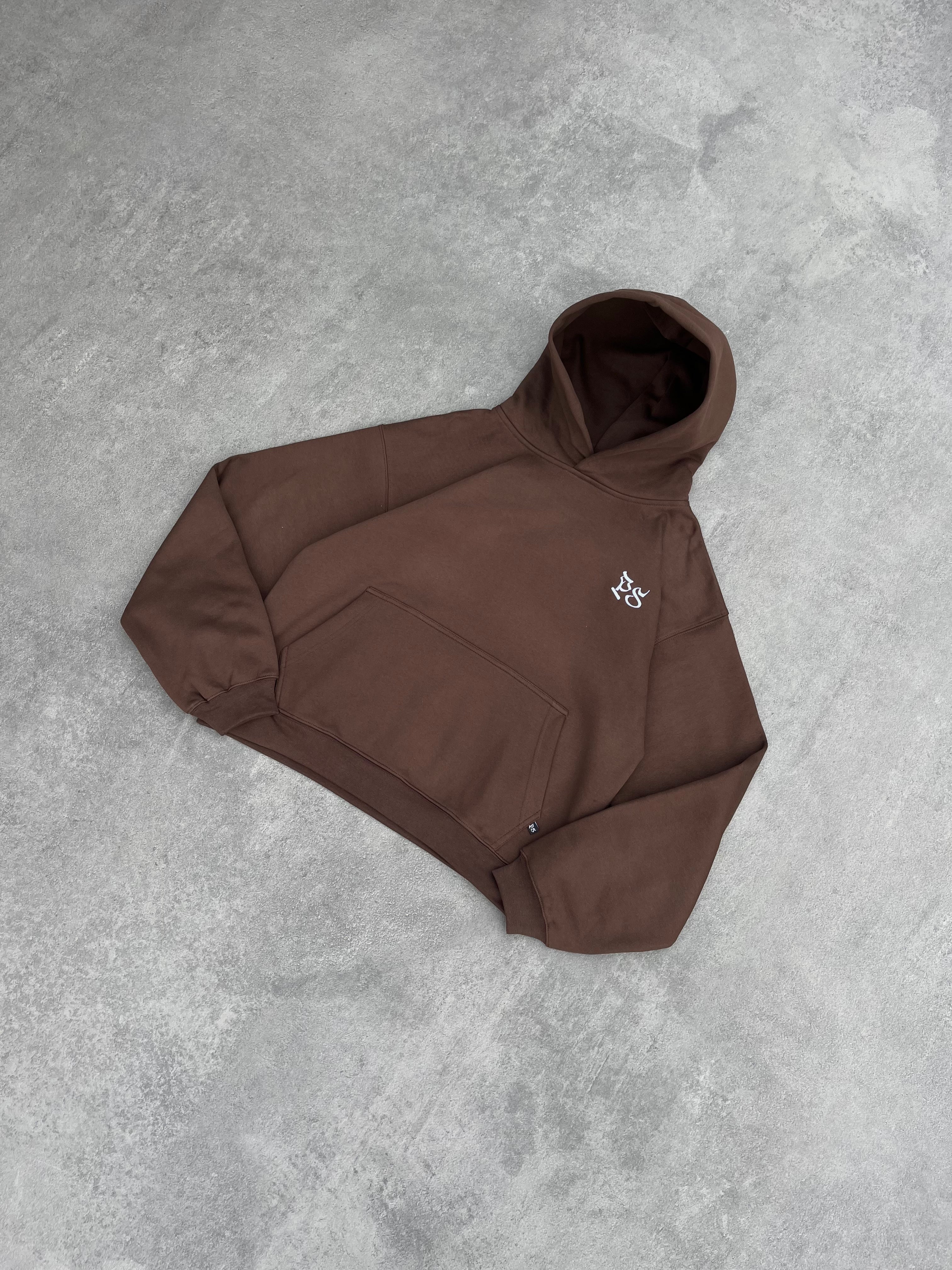 BROWN BOXY HOODIE - Image 4