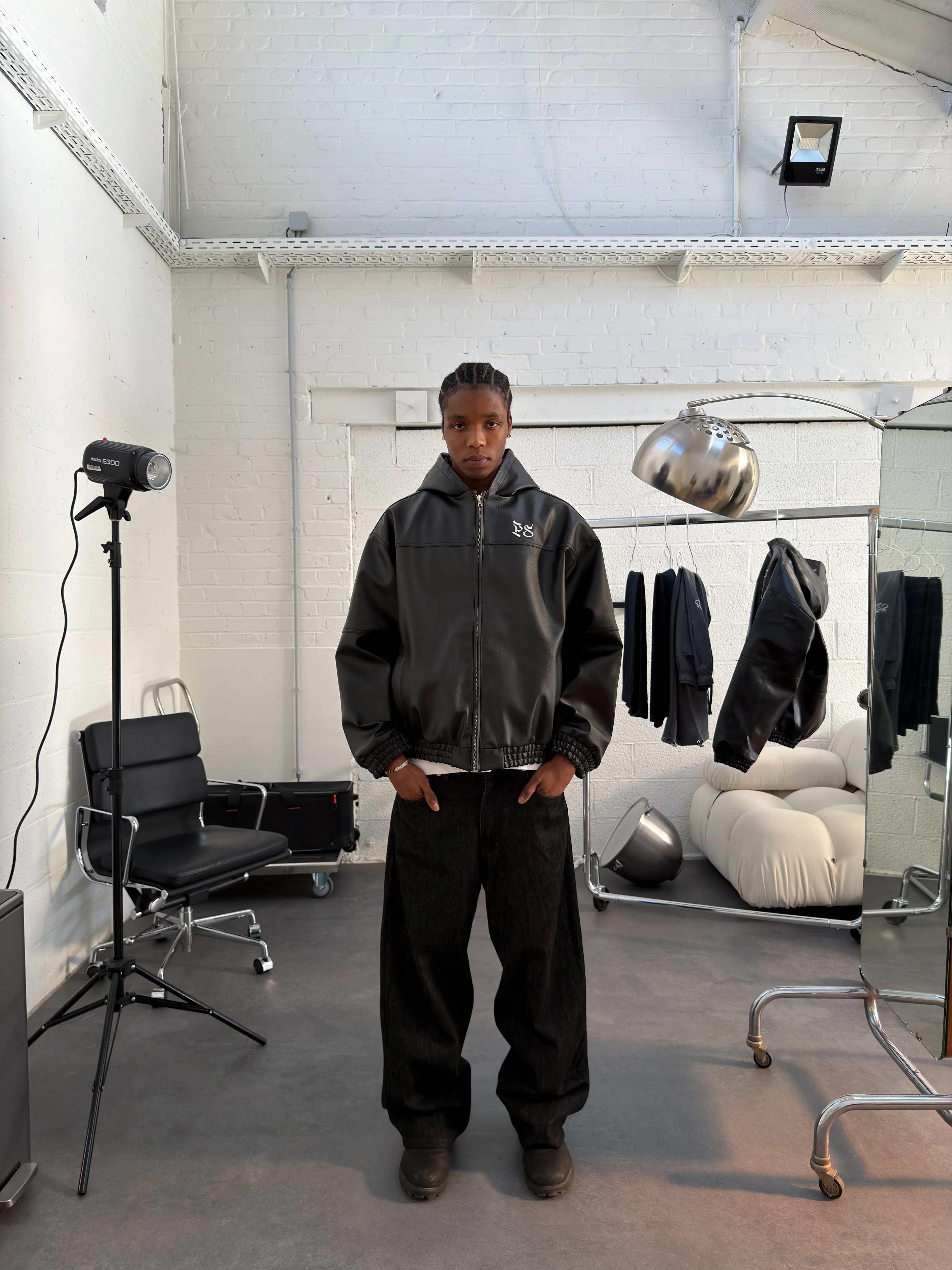 HAWK LEATHER JACKET - MAT - Image 2