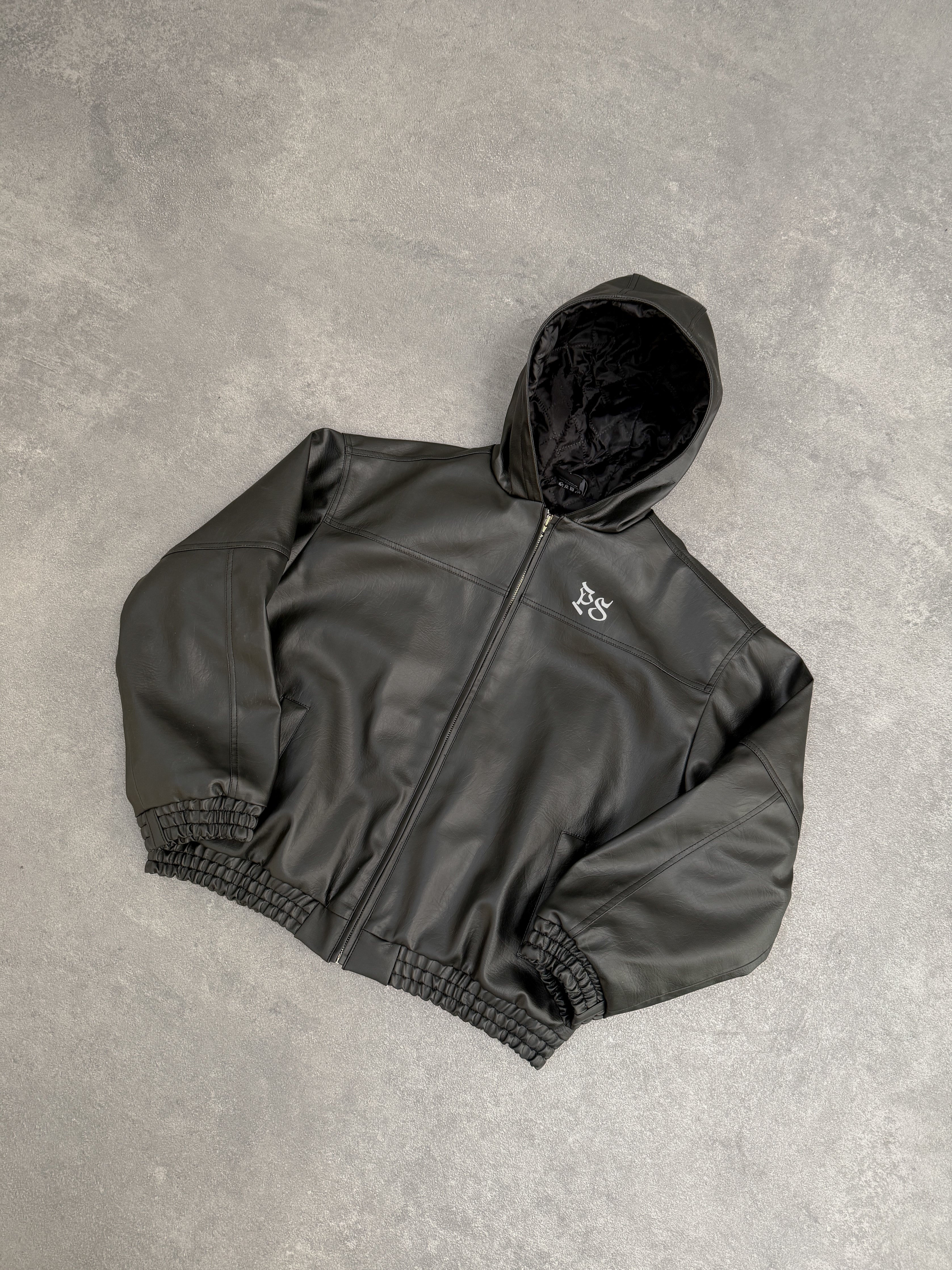 HAWK LEATHER JACKET - MAT - Image 3