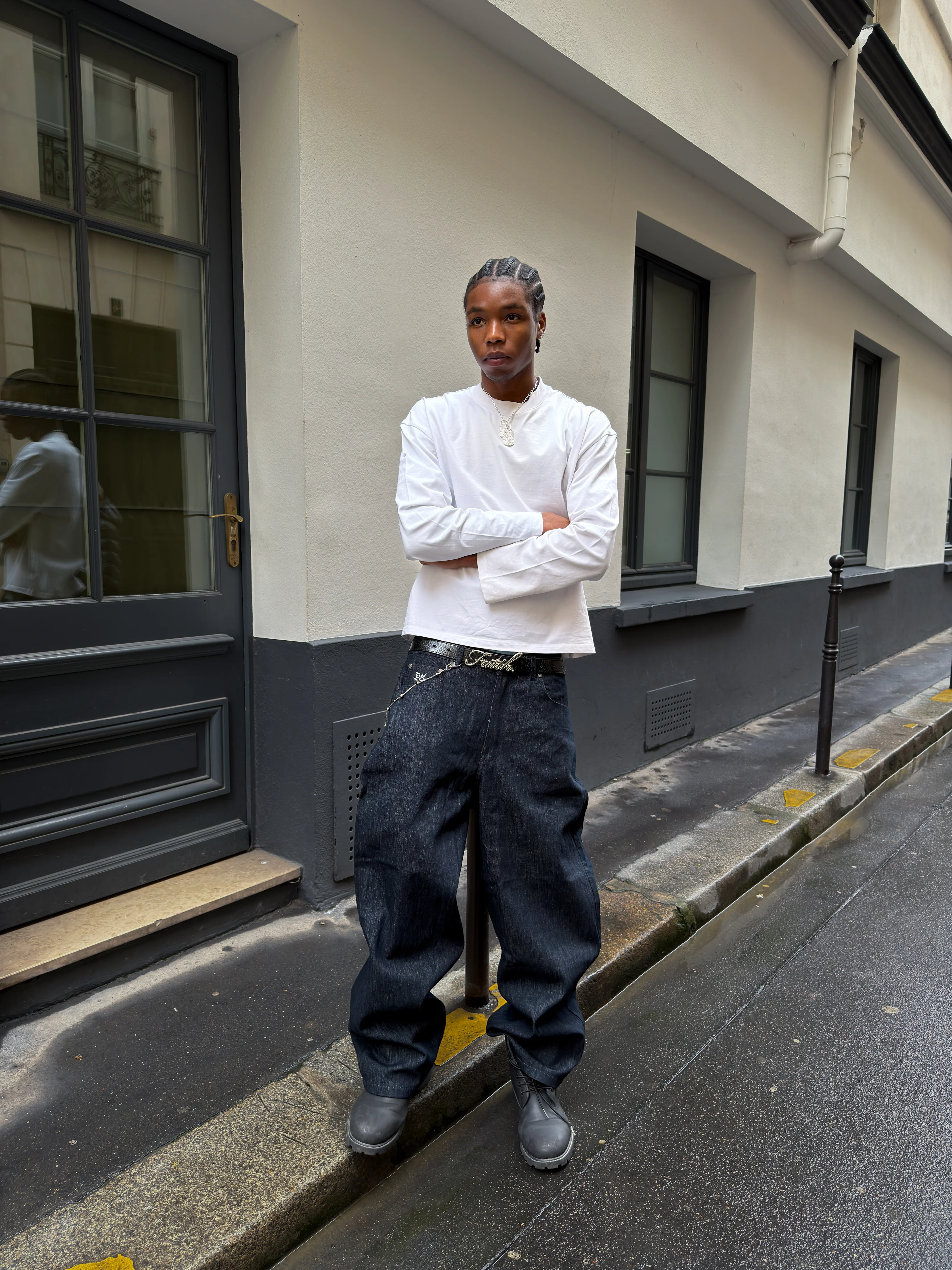 Hudson Raw Denim Pant - Image 2