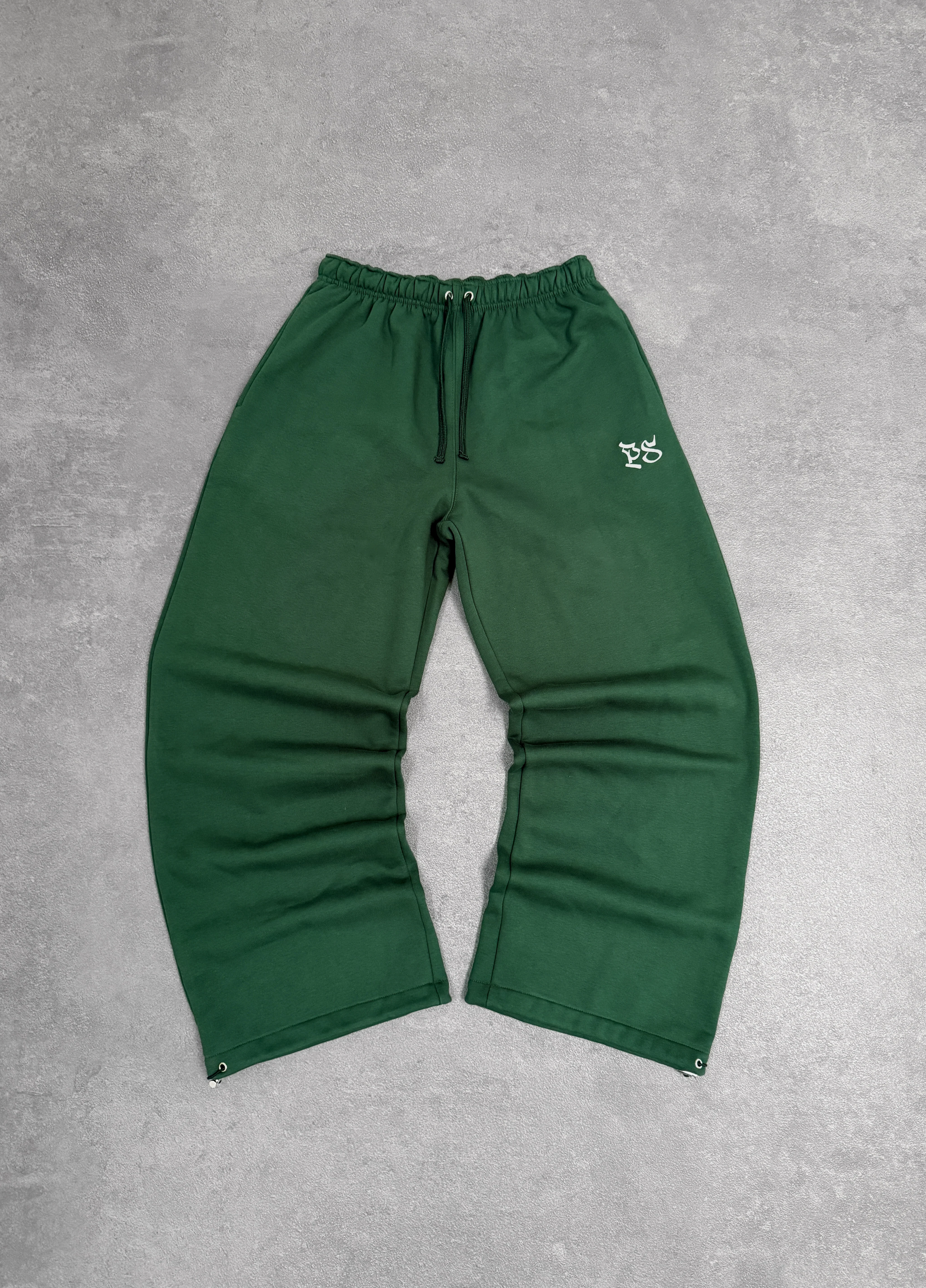 Pine Green Baggy Trouser