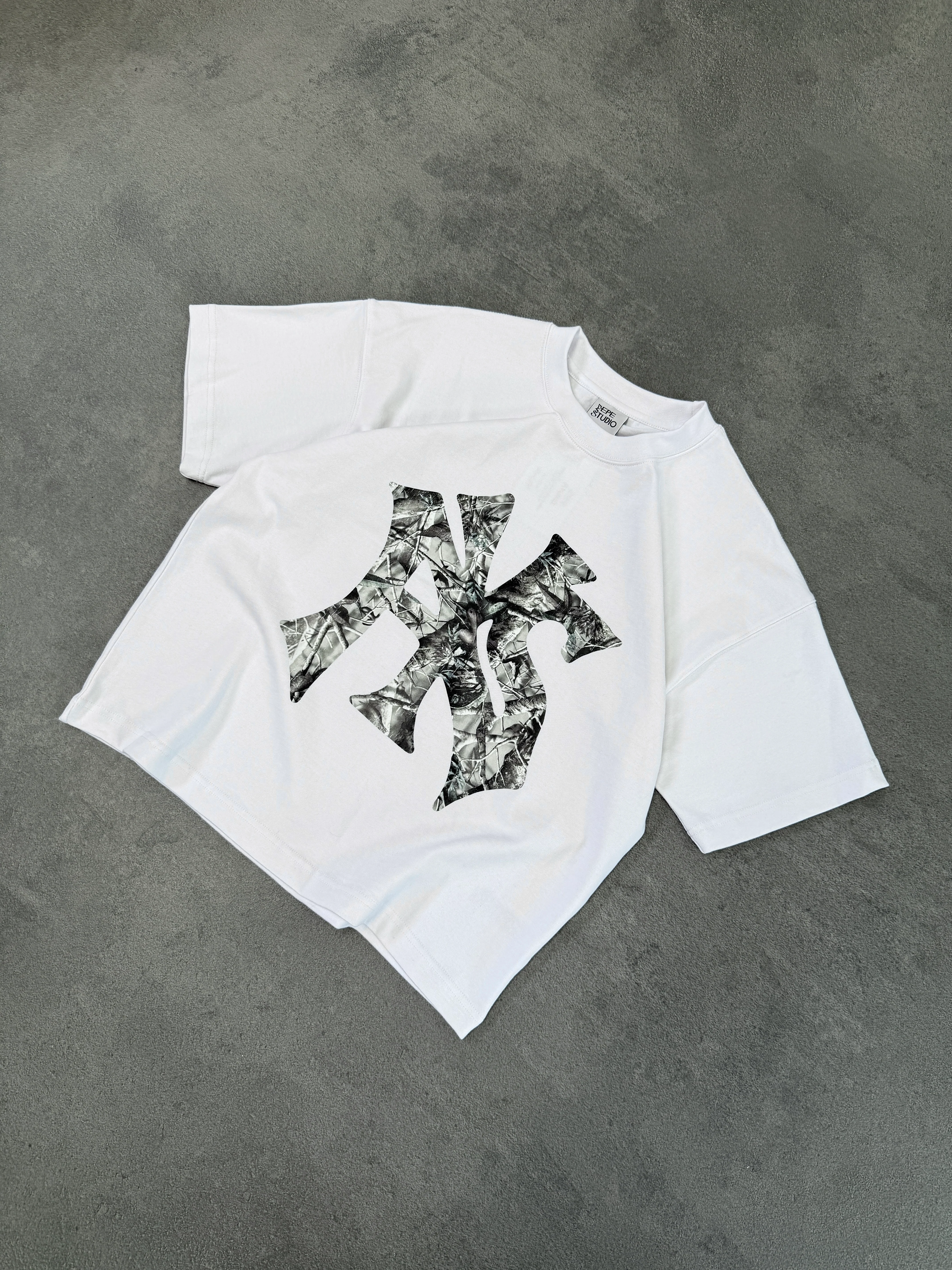 PYS WHITE CAMO TEE - Image 2