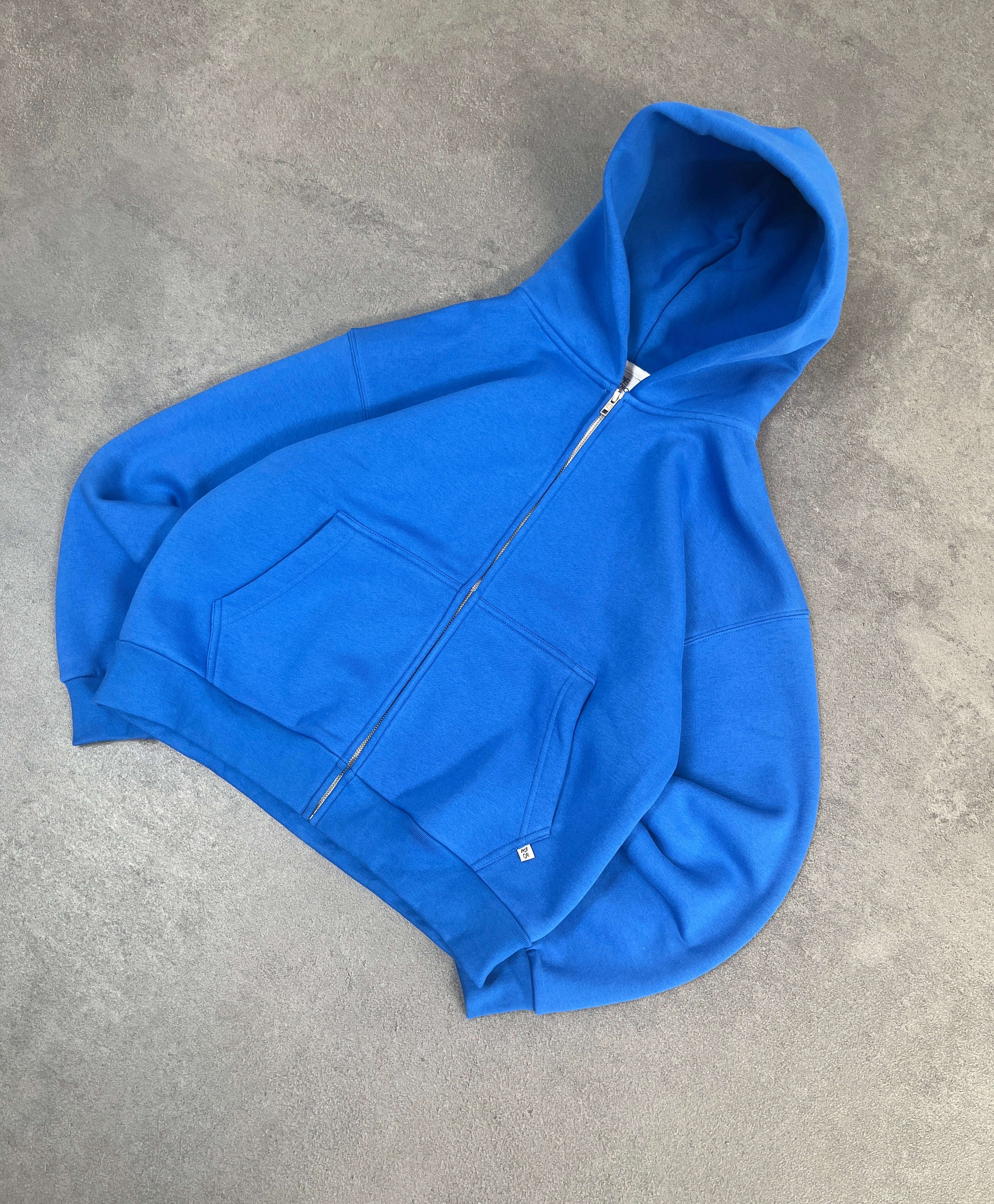 ROYAL BLUE ZIP-HOODIE - Image 2