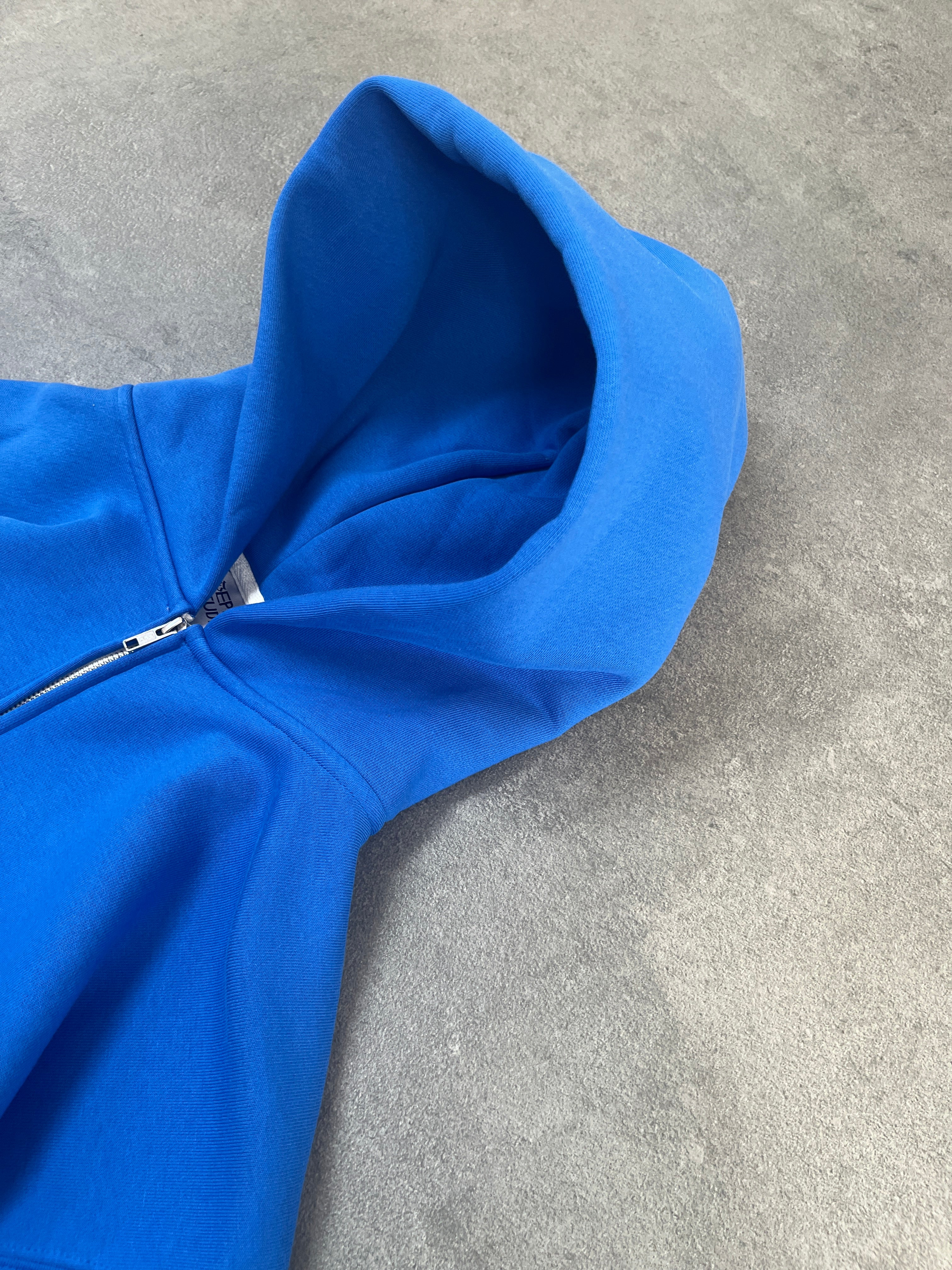 ROYAL BLUE ZIP-HOODIE - Image 4